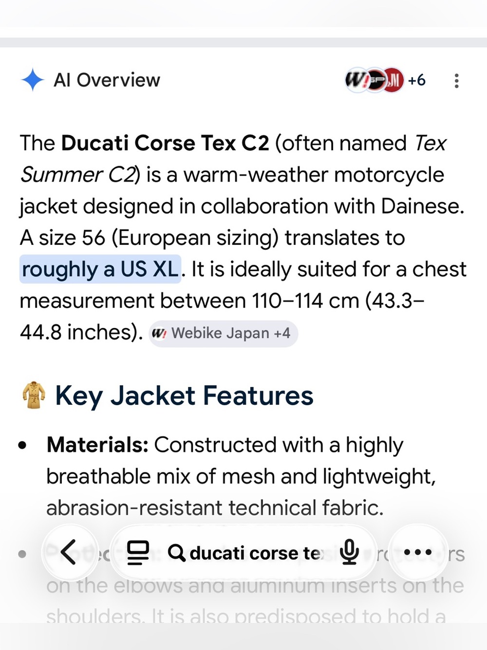 Ducati Corse Tex C2 Jacket - Black & Red - Picture 7 of 8